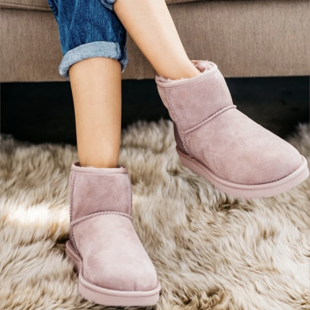 UGG Women’s Premium Mini Pink Boots